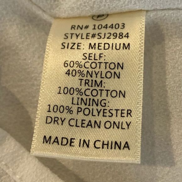 J.O.A White Sleeveless Square Neck Crochet Lace Dress size Medium - Picture 14 of 15